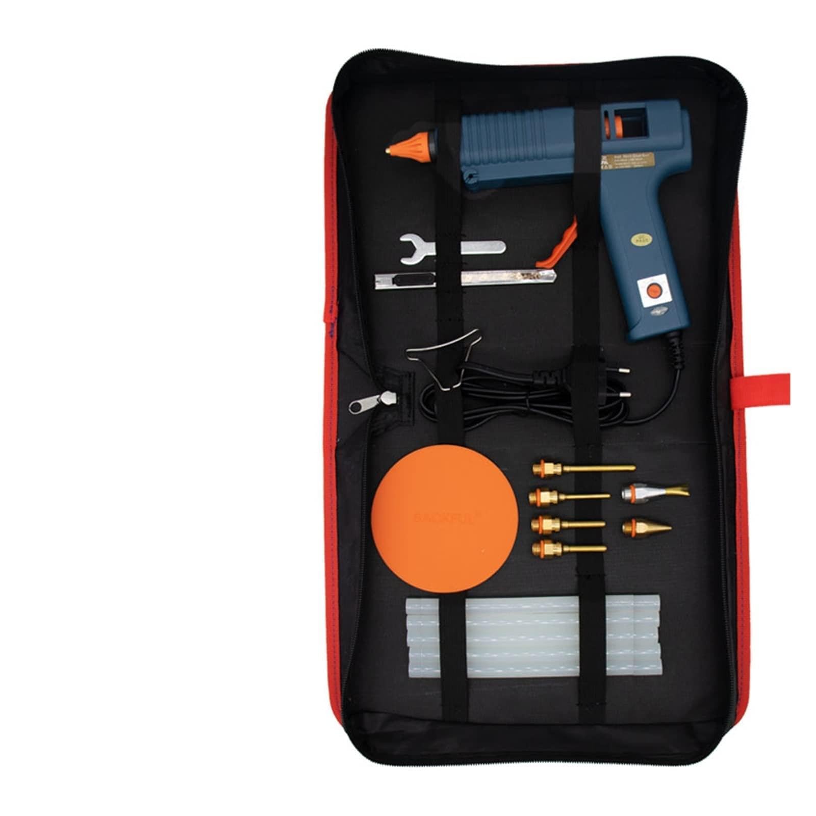 Pistola De Pegamento, Pistola de pegamento de fusión en caliente de 150 W Boquilla de pistola de pegamento de temperatura ajustable Barras de pegamento de 11 mm Pistola de fusión industrial profesiona