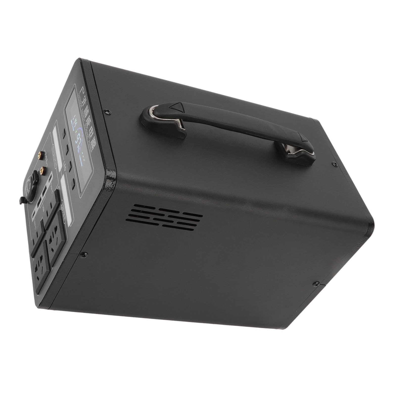 Fdit Generador Solar 480Wh 600W Estación de Energía LiFePO4 para Camping Al
