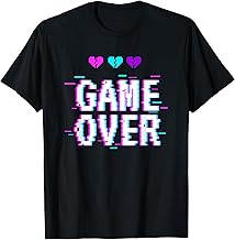 Vaporwave Aesthetic Style Game Over Yami Kawaii Pastel Goth T-Shirt