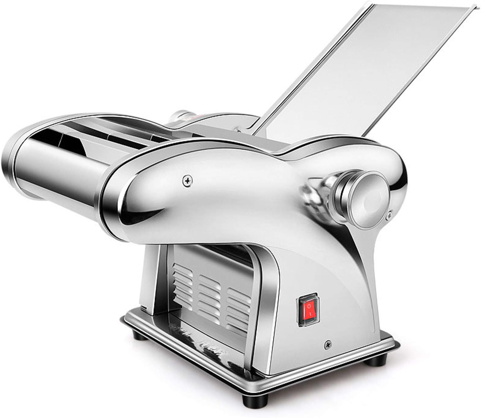 FLaig Multifunction Electric Pasta Making Machine Household Noodle Rolling Machine Semi-Automatic Dumplings Wonton Maker,One Knife Noodles (Size : Three Knife)