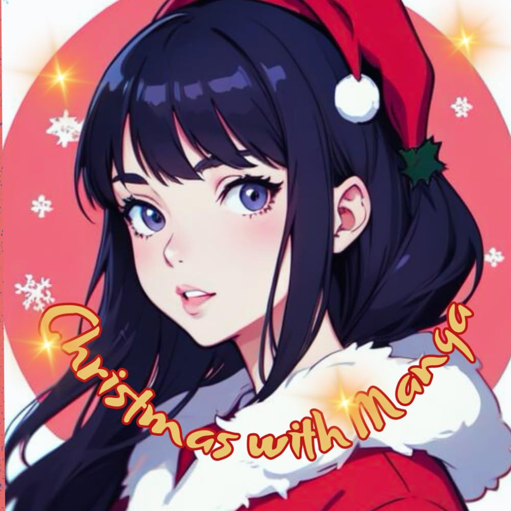 Christmas with Manga: Coloring Book for Anime Enthusiasts: Unique Coloring Pages for Manga Lovers