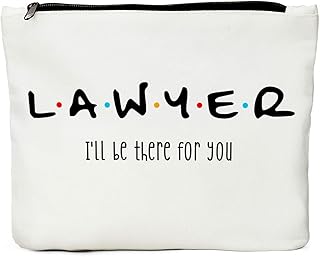 Lawyer Gifts for Women, Graduation Gifts for Law School,Future Lawyer Gift, Christmas Birthday Gift Idea for Judge, Attorney, Student- Lawyer I'll be There for You-Makeup Bag