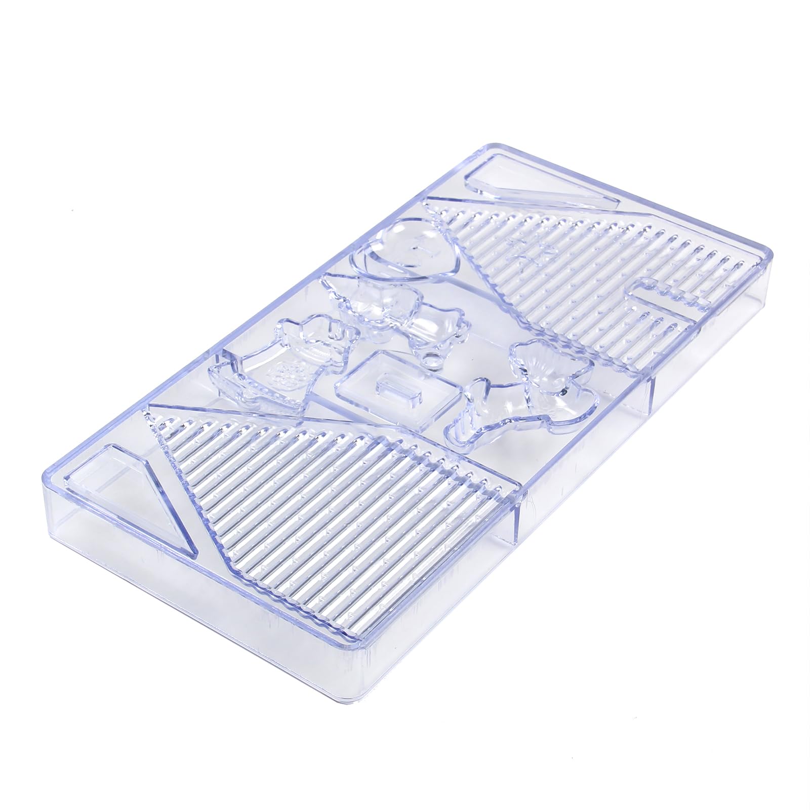 Set di 3 stampi natalizi per cioccolatini assemblati a forma di casa di pan di zenzero, decorazioni natalizie per realizzare mousse, gelatine, biscotti e pasticceria (stile casa)