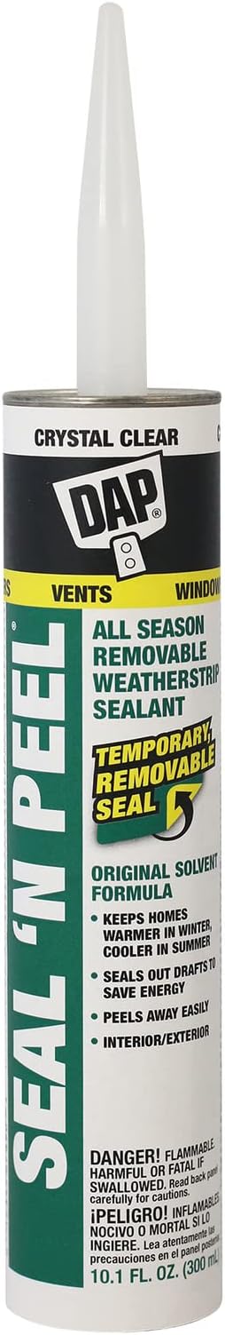 Seal 'N Peel Removable Caulk