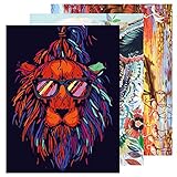 Rico: los colores son naturalmente brillantes y los colores se distinguen por números, lo que hace que pintar sea simple y fácil.