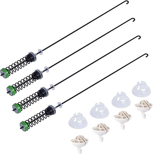 4pcs W11130362 Lavadora Suspensión Rod Kit MVWX655DW2 Lavadora Reemplazo para Maytag OEM