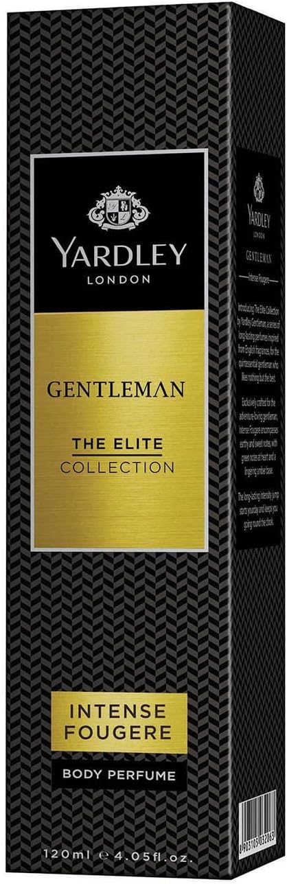 London Gentleman Intense Fougere Body Perfume Spray| The Elite Collection| No Gas Deodorant For Men| Men's Body Perfume| 120Ml
