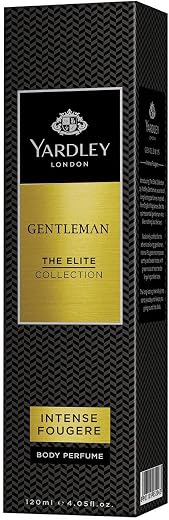 Yardley London Gentleman Intense Fougere Body Perfume Spray| The Elite Collection| No Gas Deodorant For Men| Men's Body Pe...