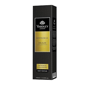 Yardley London Gentleman Intense Fougere Body Perfume Spray| The Elite Collection| No Gas Deodorant For Men| Men's Body Perfume| 120Ml