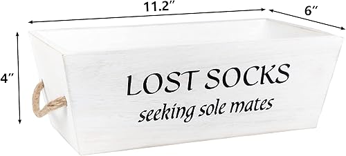 Miniatura 3 de Cesta de calcetines perdidos para lavandería, decoración de lavandería y accesorios, cesta de calcetines perdidos para lavandería, soporte para