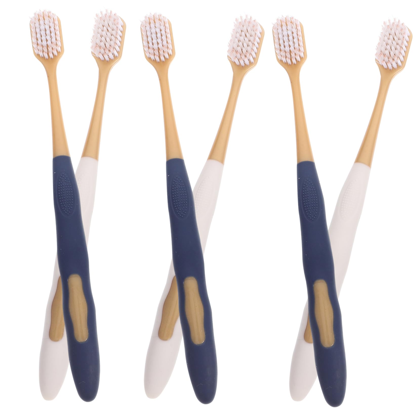 PLAFOPE 36pezzi Spazzolini Da Denti Morbidi Per Adulti Impugnatura Ergonomica Antiscivolo Facile Da Usare Per Casa e Viaggi