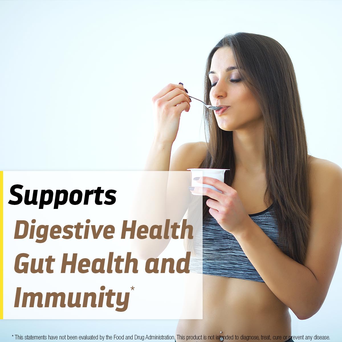 Lactobacillus Acidophilus 1B CFU, Probiotics for Digestive Health - Supports Digestive Health, Immune Function, and Overall Gut Health - 120 Veggie Capsules, Made in The USA