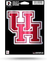 Vista 52 de Rico Industries NCAA - Calcomanía metálica troquelada de 5 x 7 pulgadas (decoración automática o para el hogar)