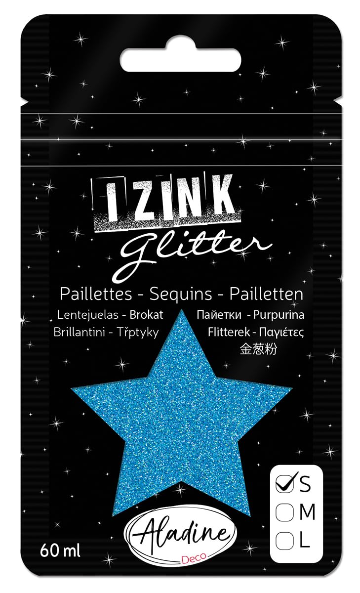 Aladine - Izink Glitter Blue 60ml