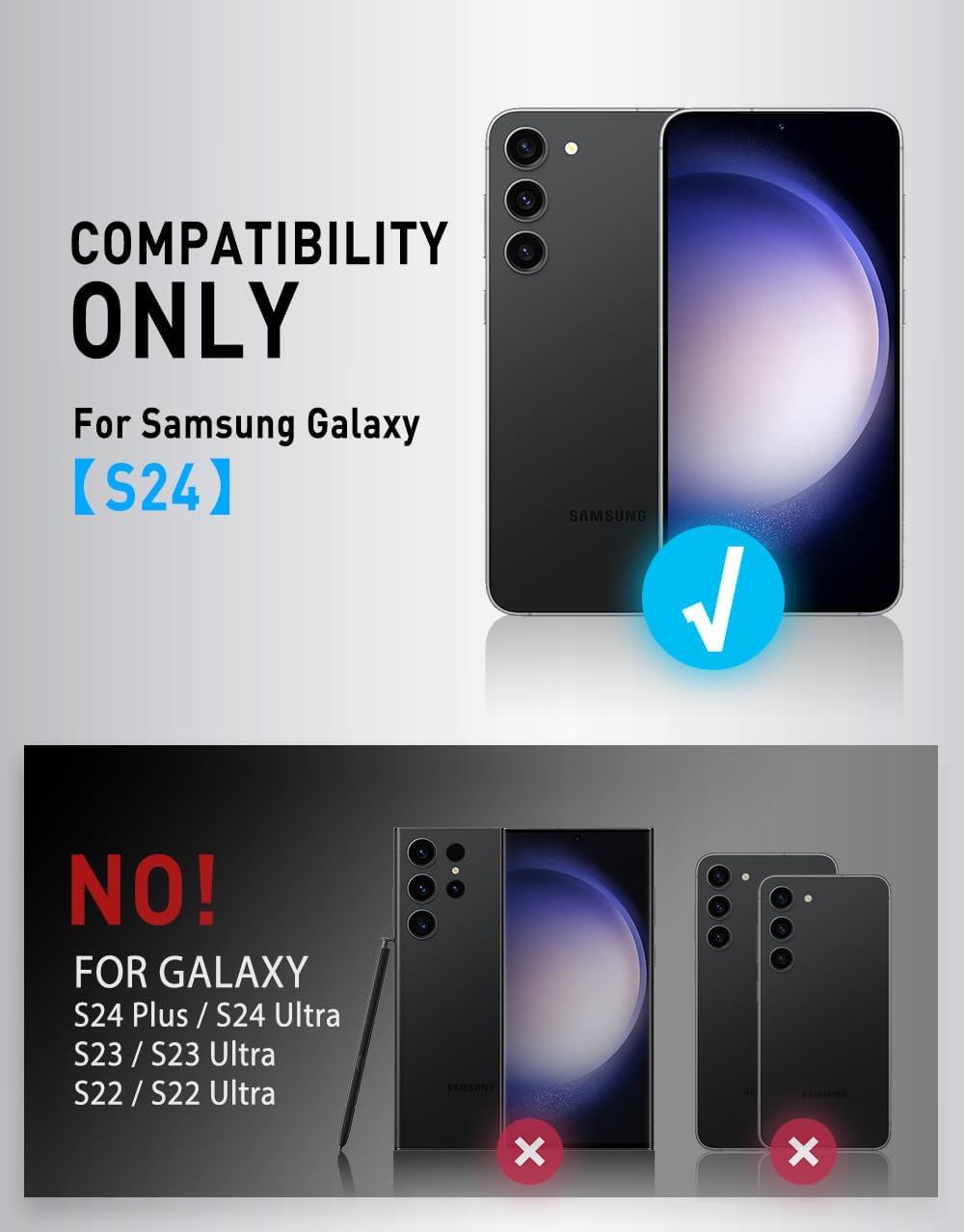 i-Blason for Samsung Galaxy S24 Case with Camera Cover Stand, [Compatible with MagSafe] [Built-in Screen Protector], Anti-Fall Magnetic Phone Case for Samsung Galaxy S24 6.2", Ruddy