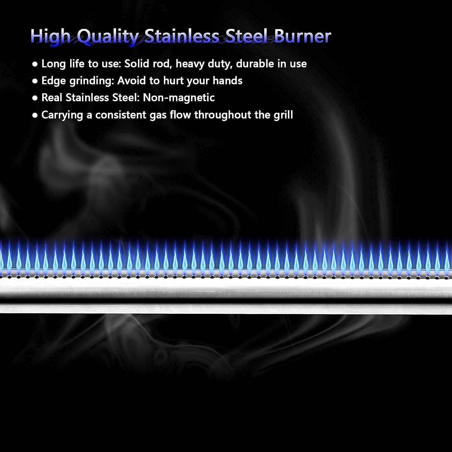 Uniflasy Grill Grates, Flaovrizer Bars, Grill Burner for Weber Spirit 300 Series, Weber Spirit E310, E320, E330, S310, S320, S330, Weber Spirit 300 Grill Parts, 7636, 69787, 7638