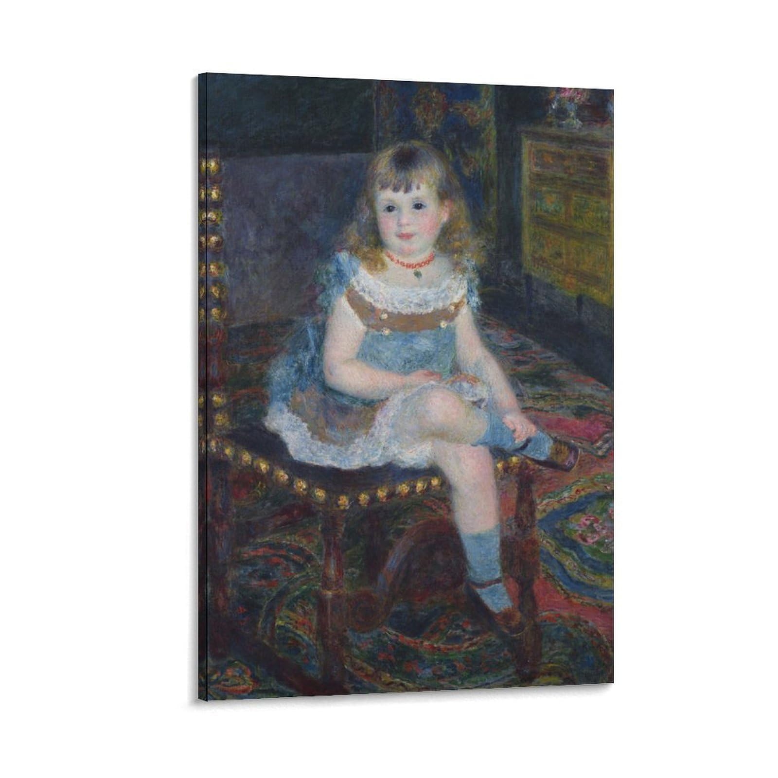 Amazon.co.jp: すわる ジョル ジェット シャルパンティエ 嬢 ポスター