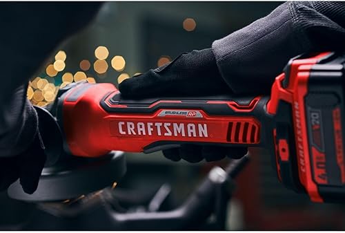 Miniatura 4 de CRAFTSMAN Amoladora angular inalámbrica V20, 4-1/2 pulgadas, solo herramienta desnuda (CMCG451B)