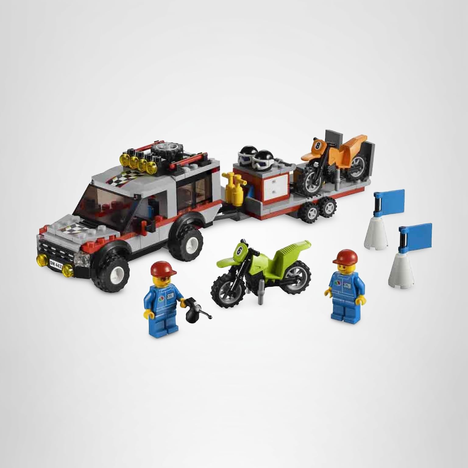 Amazon.com: LEGO City Town Dirt Bike Transporter 4433 : Toys & Games