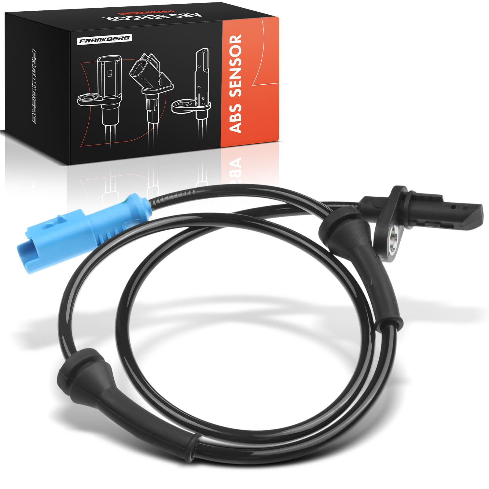 Frankberg Capteur ABS 2-Pôles Compatible avec 207 CC WD 2008 I CU C3 III SX C3 Aircross II 2C 2R 207 SW WK Remplacer# 3641711