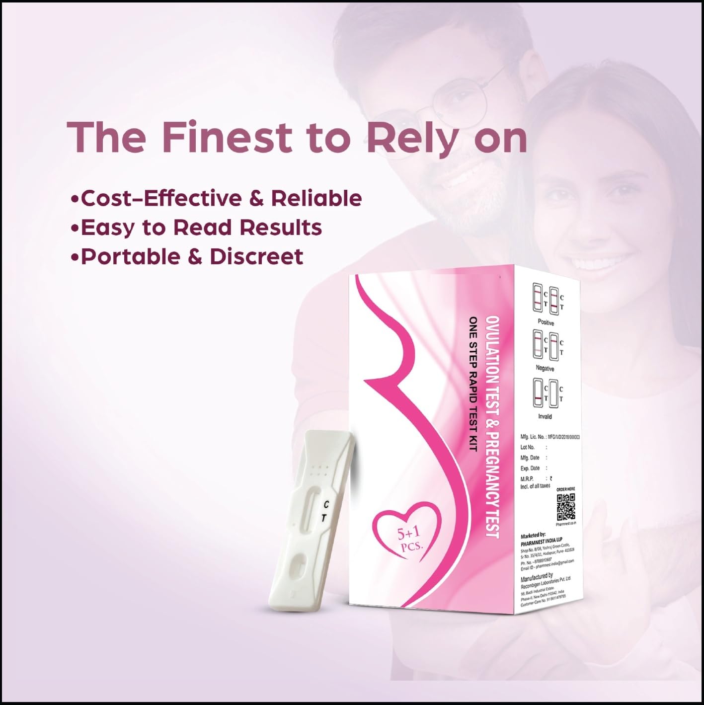Ovulation Test Kit for Women Planning Pregnancy | Fertility & Conception Planning Kit | Accurate Results in 5 Minutes | Identifies Most Fertile Days to Conceive | Home Ovulation Test with 3 Strips 2
