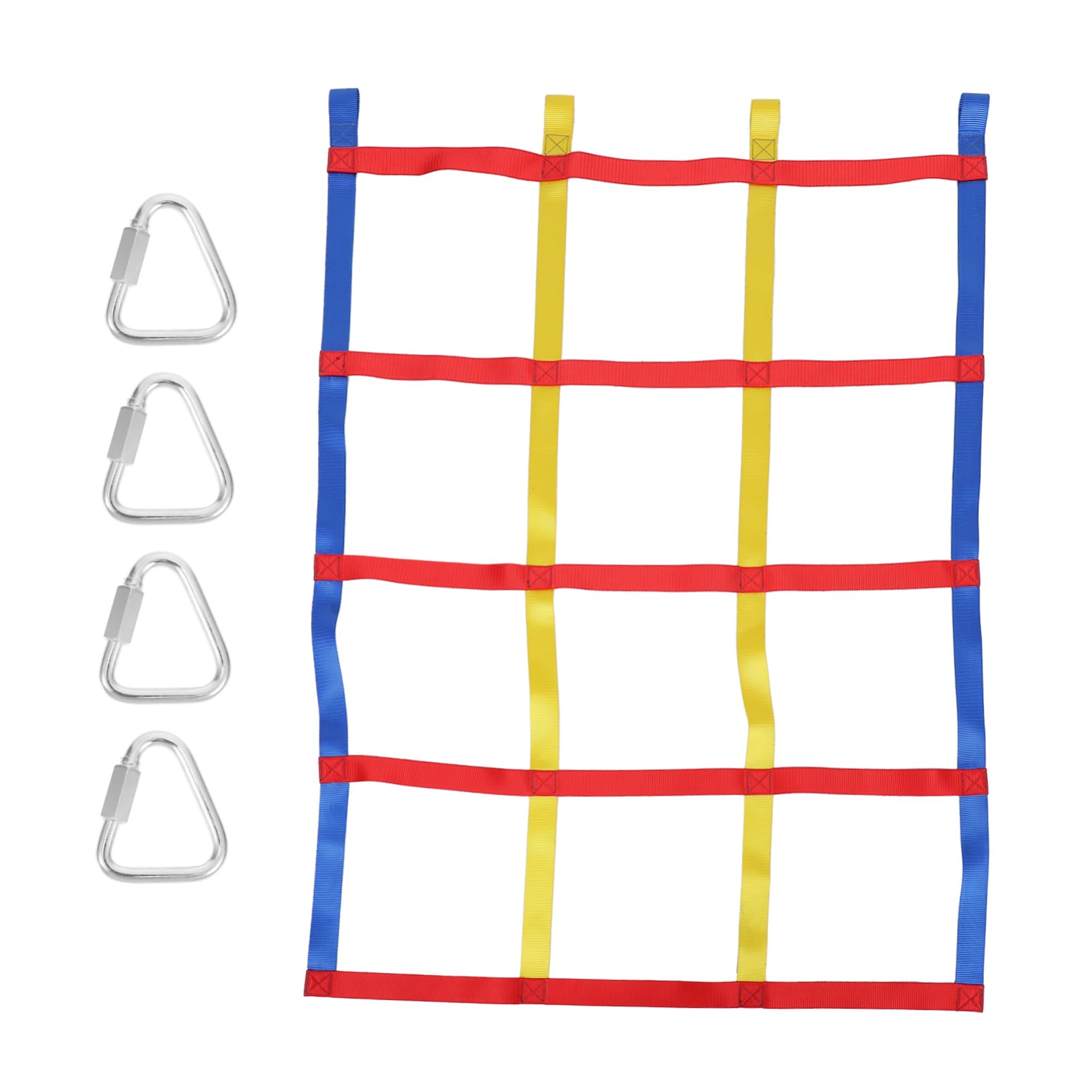 UPKOCH Indoor/Outdoor Climbing Net Set Kids Plaything Large Size Rainbow Design