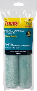 Purdy 140626040 Jumbo Mini Parrot Roller Cover Replacements, 2-Pack, 6-1/2 inch x 1/4 inch nap