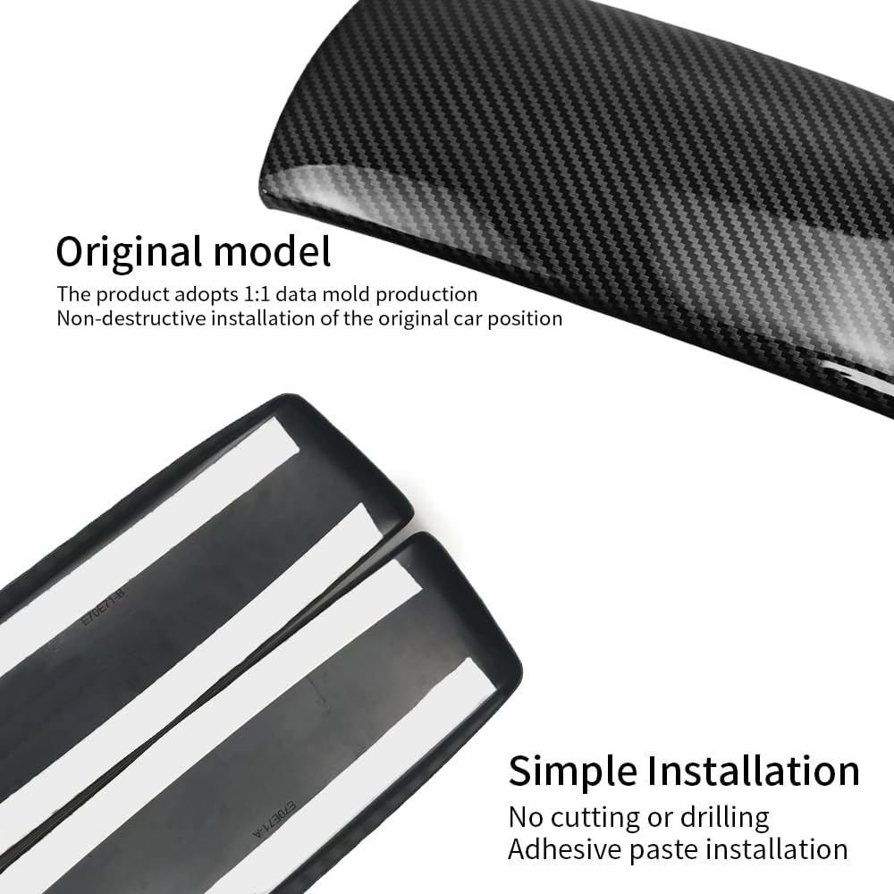 Carbon Fiber Color Car Center Armrest Box Cover Inner Console Box Armreat Panel Decorate Protect Covers for BMW X5 X6 X7 E70 E71 F15 F16 G05 G06 (X5 E70 2007-2013/X6 E71 2008-2014)