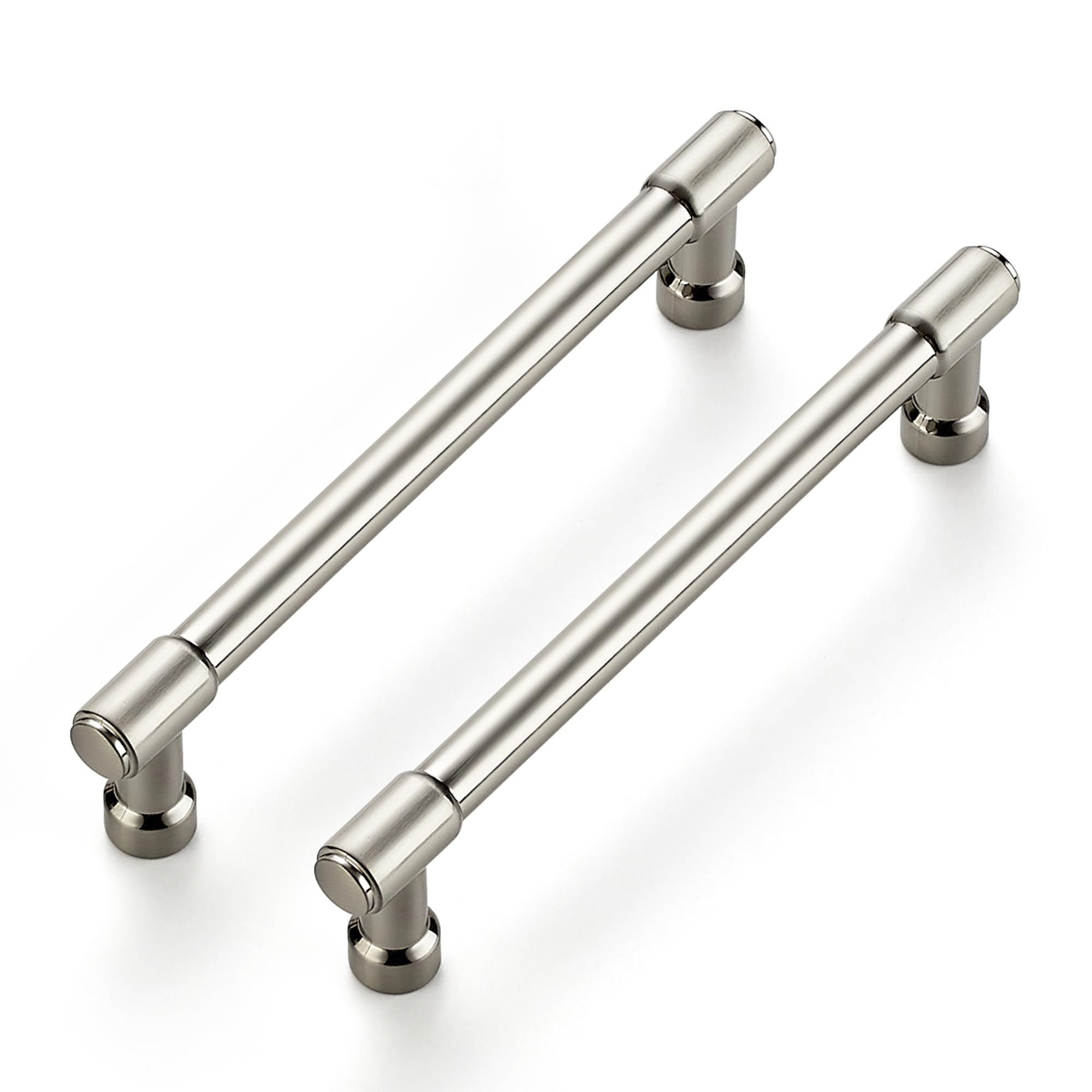 Ravinte Brushed Nickel Kitchen Pulls Cabinet Handles 5 Inch 5 Pack