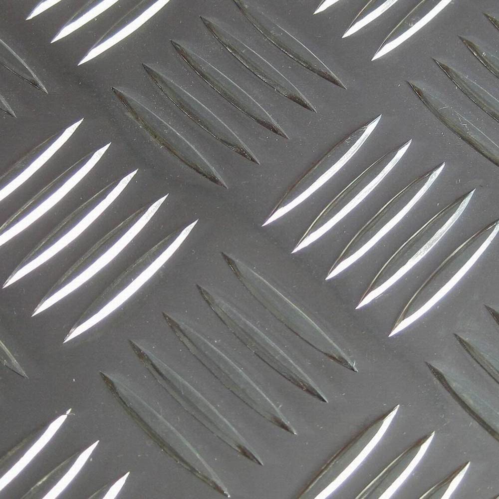 Placa de banda rodadura aluminio, placa a cuadros, diamante en relieve 1 a 3 mm espesor, 100 x, 150 400, paquetes múltiples (1 *, pieza)(1 * 150 * 400Mm 1Pcs)