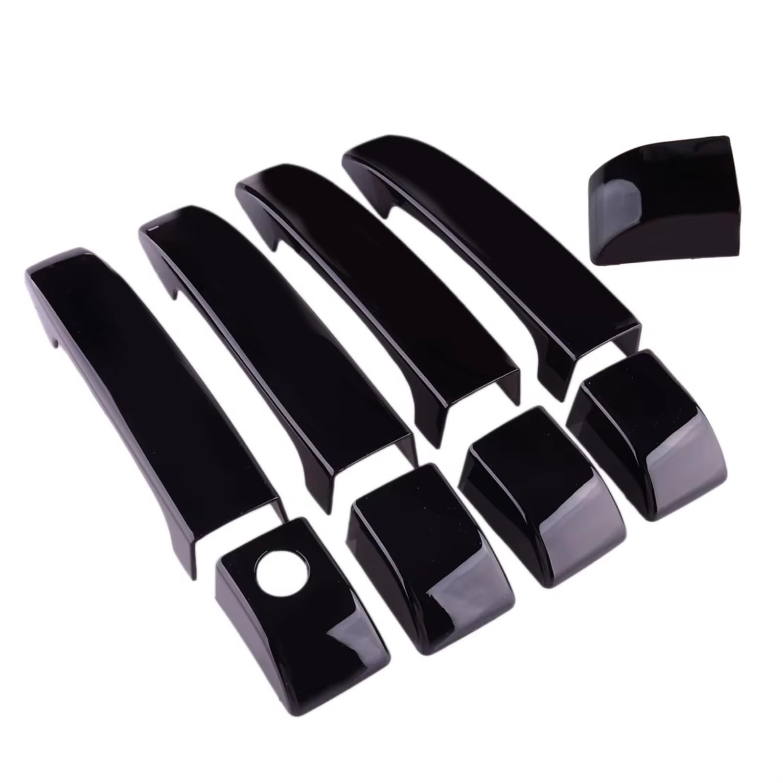 DSPOLIMV Outer Door Handle Cap Compatible with Land for Rover for Range L322 2002-2007 2008 2009 2010 2011 2012 Car Exterior Door Handle Trim Bezel Cover