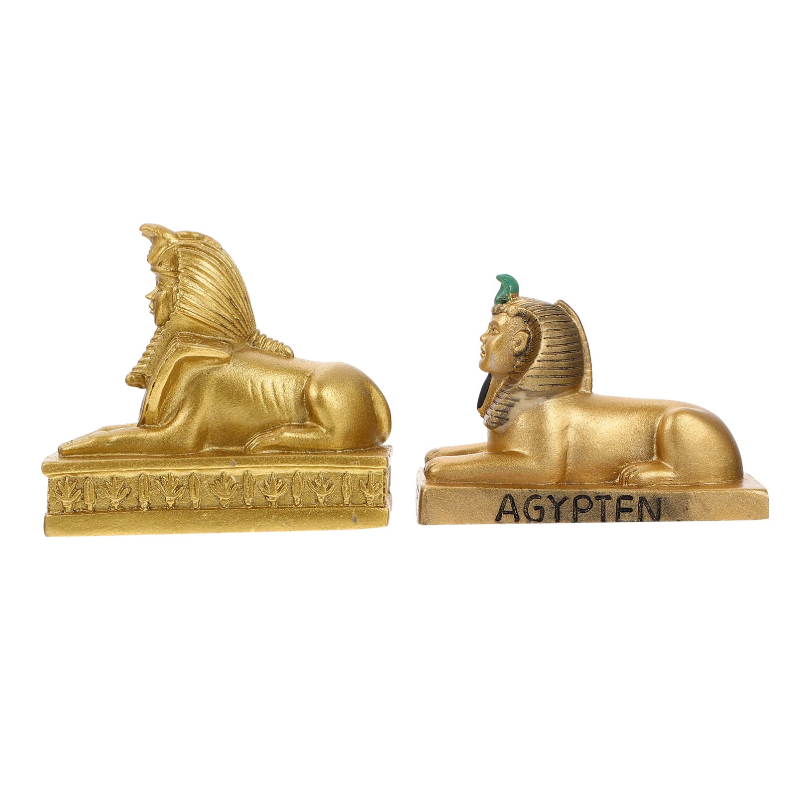 Buy Sphinx Figurine Egyptian God Statue 2Pcs Ancient Egyptian Pyramid