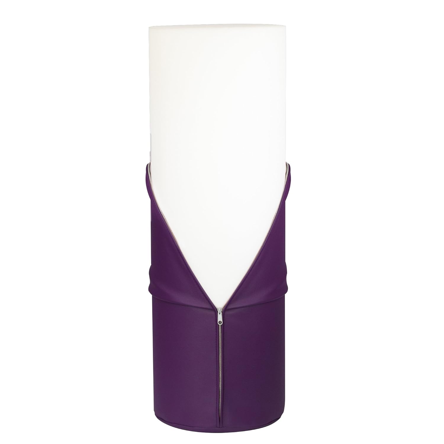 Master Massage 9 Inch Full Round Bolster Massage Pillow, Bolster Pillow For Massage Table, PU Leather (Purple)