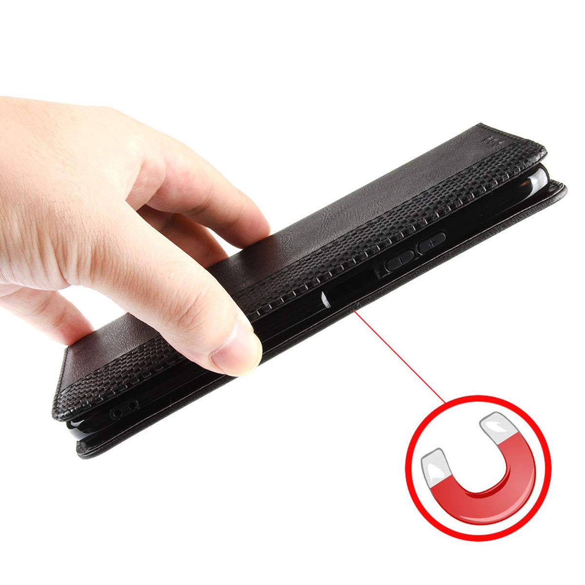 PZEMIN Cover Portafoglio In Pelle TPU + Vetro Temperato Per Xiaomi Poco X3 – Blu, Con Chiusura Magnetica E Funzione Stand