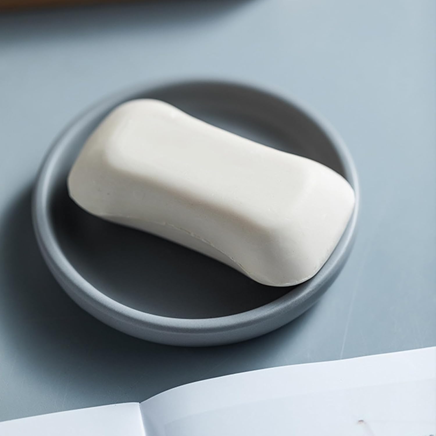 Bathroom Counter Vanity Organizer Accessories Sets Lotion Dispenser Soap Toothbrush Holder Dish Modern Decor Accessory Set Toothbrush Dish Tray Counter Qtip Dispenser Tray for Decor Countertop