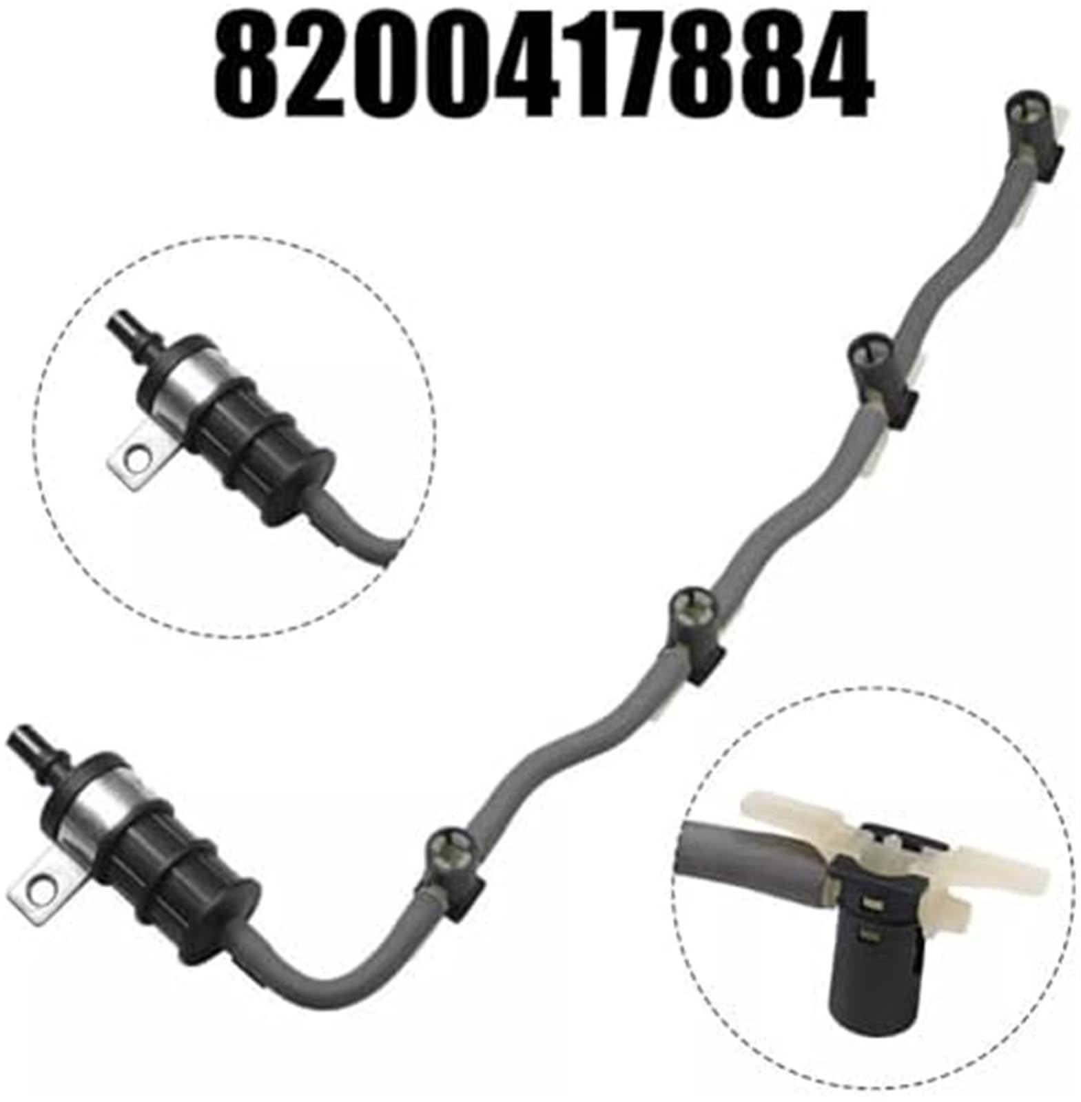 Tuyau de retour de carburant Fuite d'injecteur de carburant Diesel, tuyau de retour, Laguna, Trafic, pour Nissan, pour Qashqai, fuite 8200894668