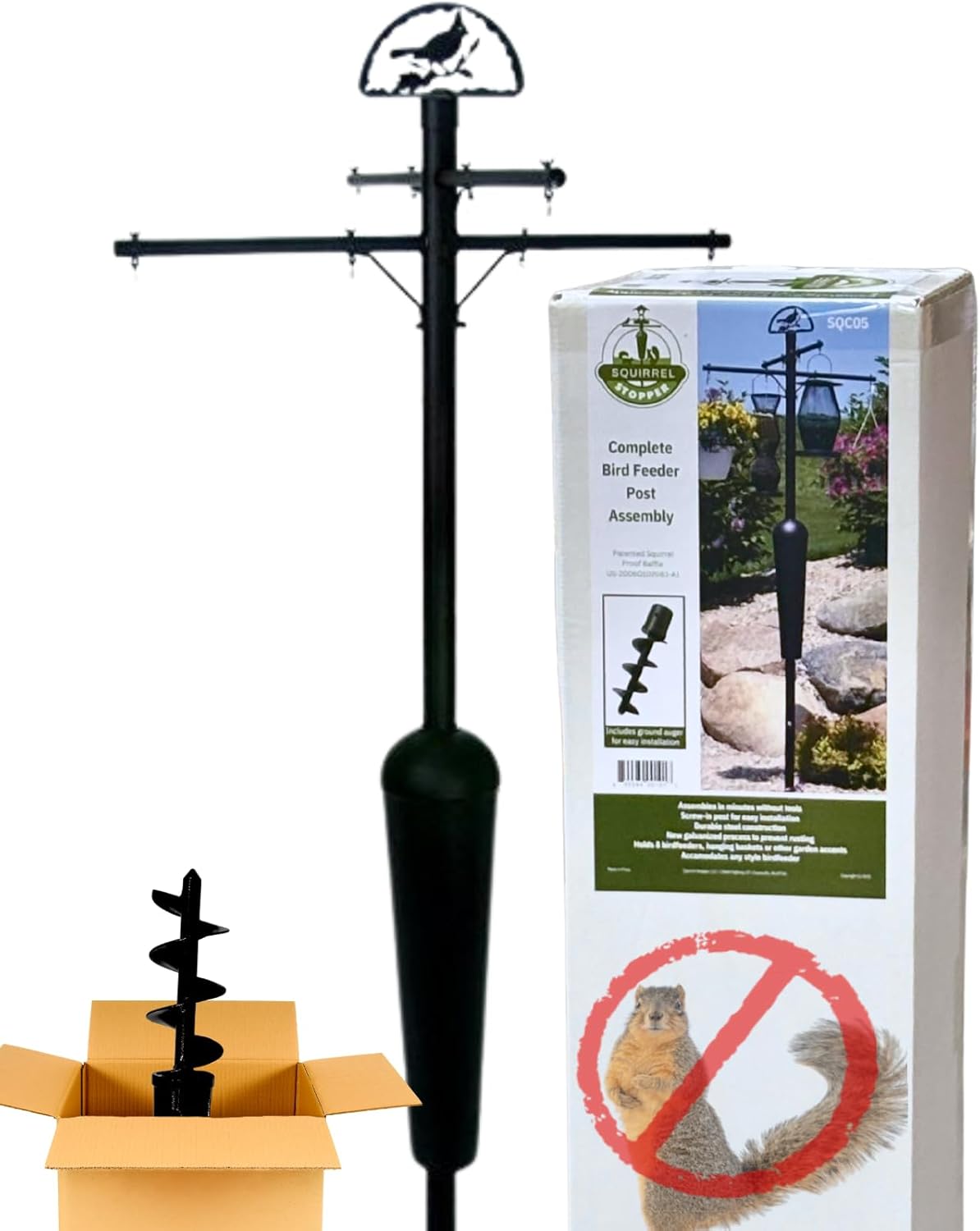 Squirrel Stopper Pole Baffle