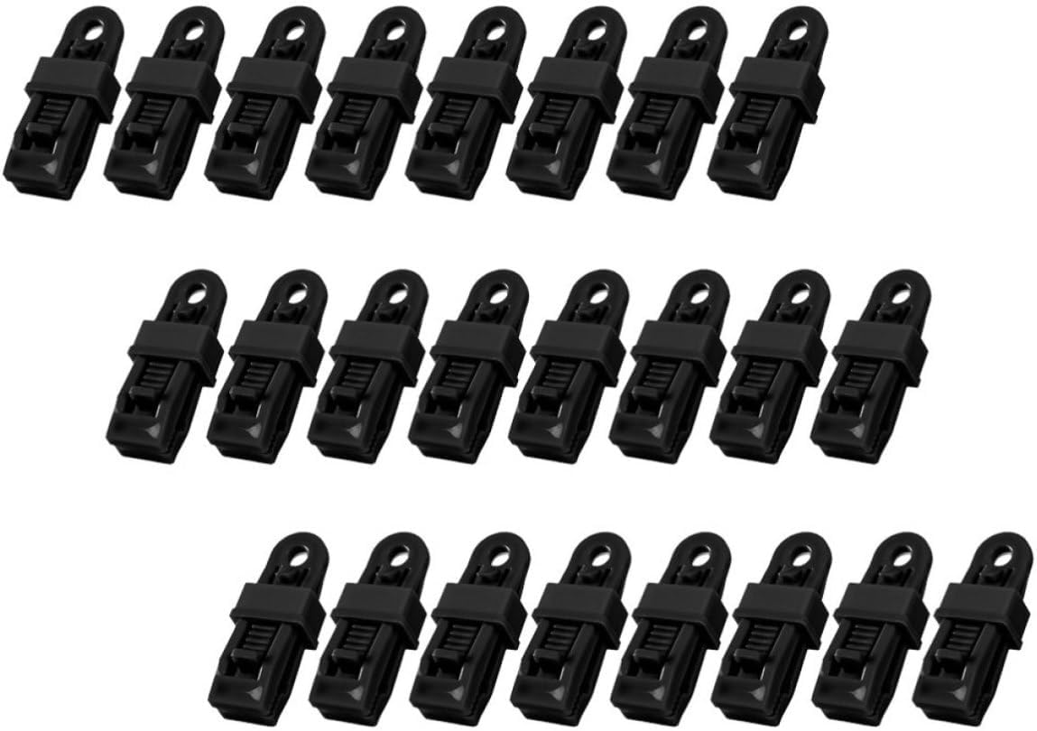 24pcs Tarp Clip Crocodile Mouth Clamp for Tent Awning Banner