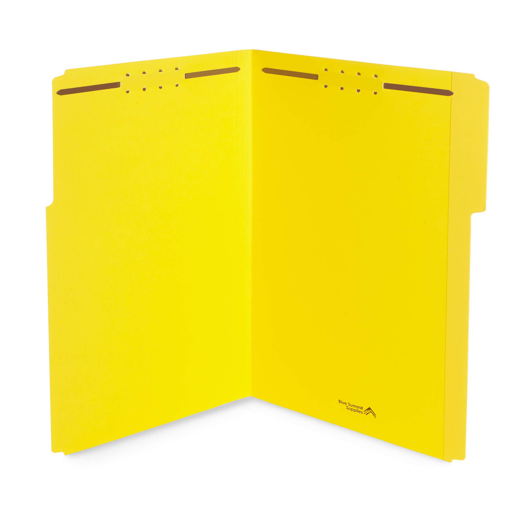 File Folders With Prongs Legal Size, And 1, 3 Cut Reinforced Tabs, Durable 2 Prongs, Designed To Organize Standard Medical Or Law Files, 50 Pack — image 1
