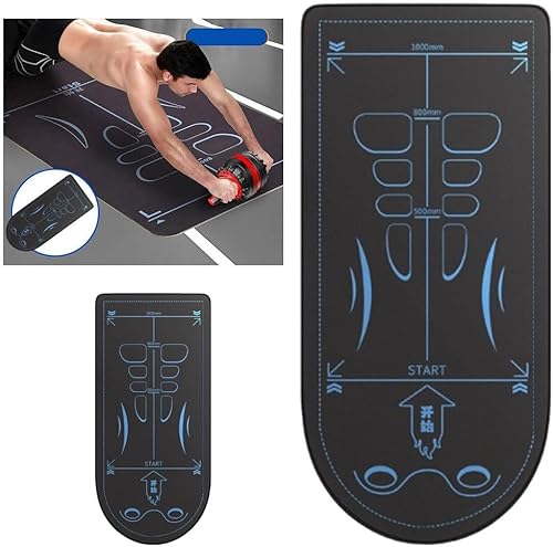 Miniatura 9 de Alfombrilla de ejercicio para rueda de rodillo abdominal, alfombrilla de rodilla abdominal antideslizante, aislamiento acústico para rodilla,