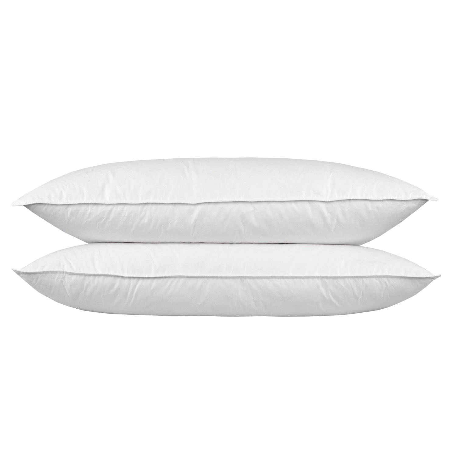 Homescapes Goose Feather & Down King Size Pillow Pair in White
