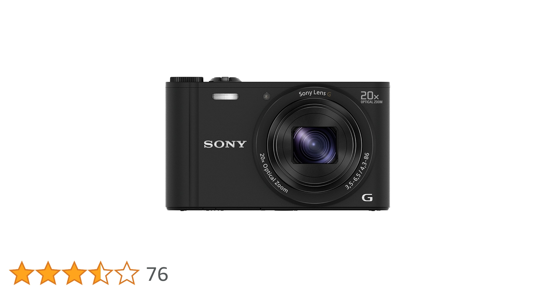 Buy Sony Cybershot DSC-WX350/B 18.2MP Digital Camera (Black