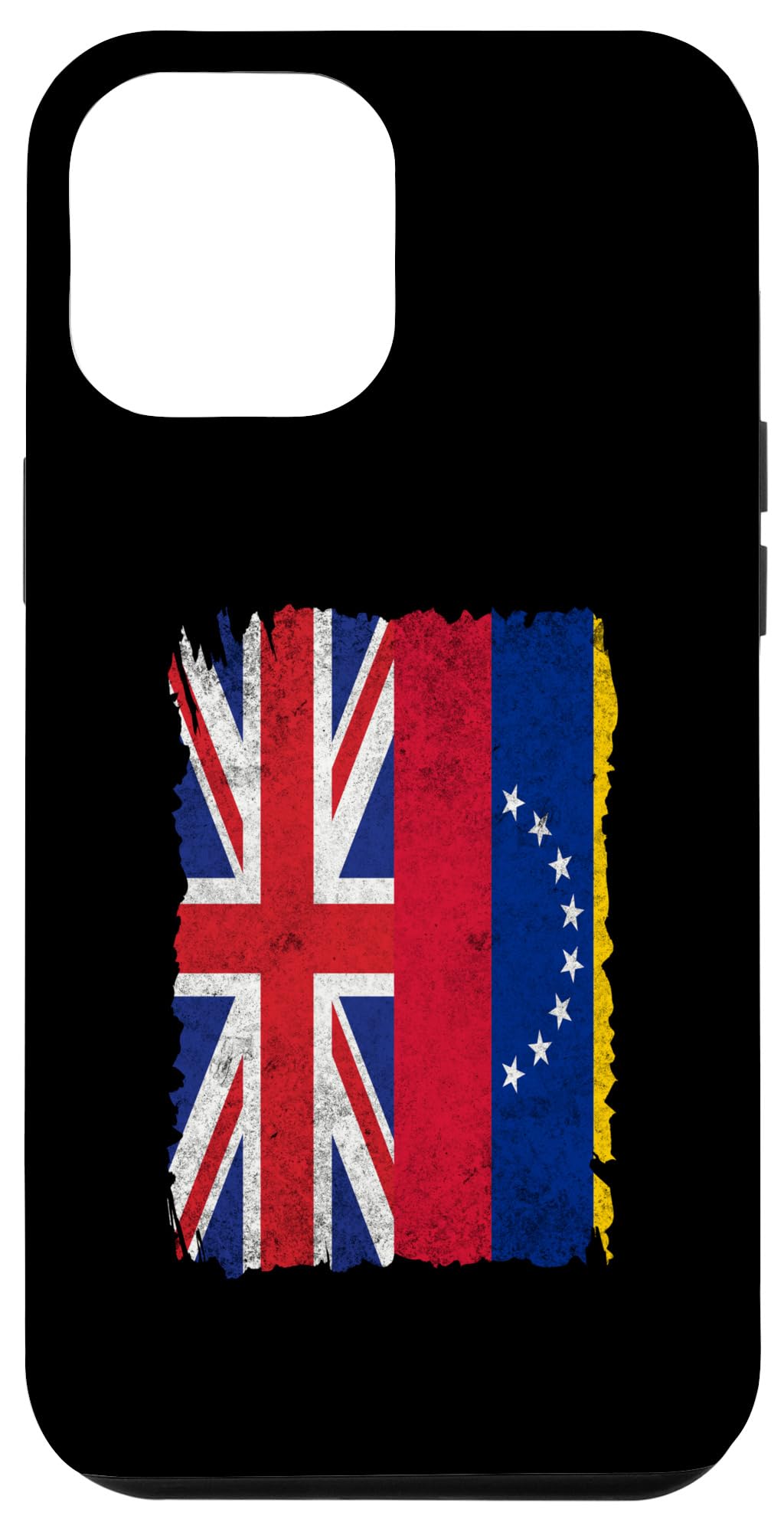 Half Britain And Venezuelan British UK Venezuela Flag Roots Case for iPhone 14 Plus