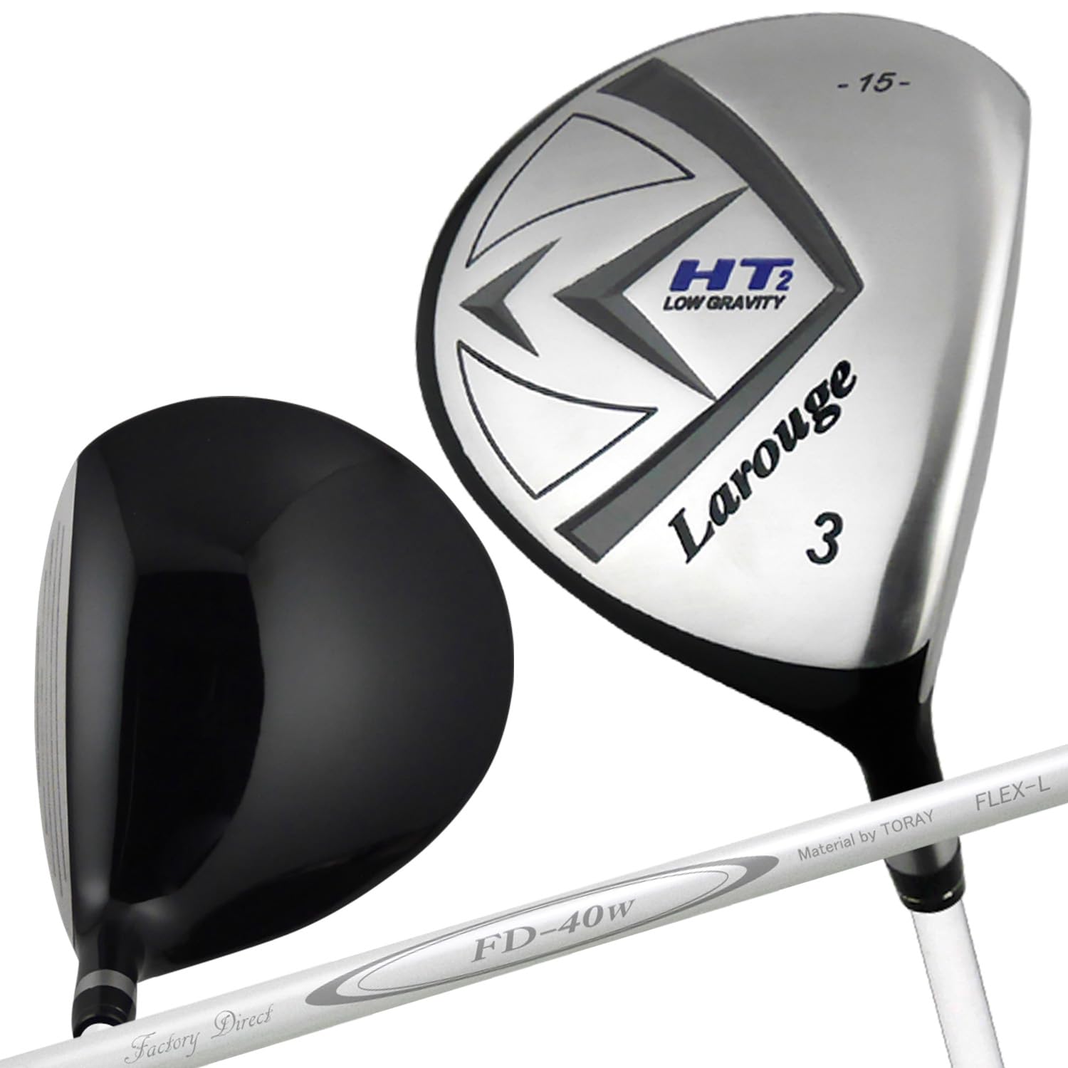 Amazon.co.jp: Larouge ラルージュ HT2 ドデカ短尺 フェアウェイウッド