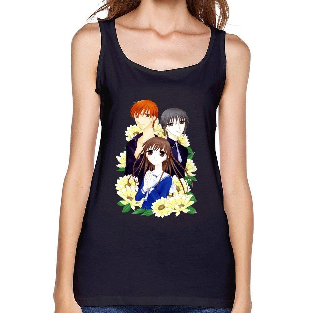 OMANED Women's Fruit Basket Anime Tohru On Kyo Sohma Memes Tank Top