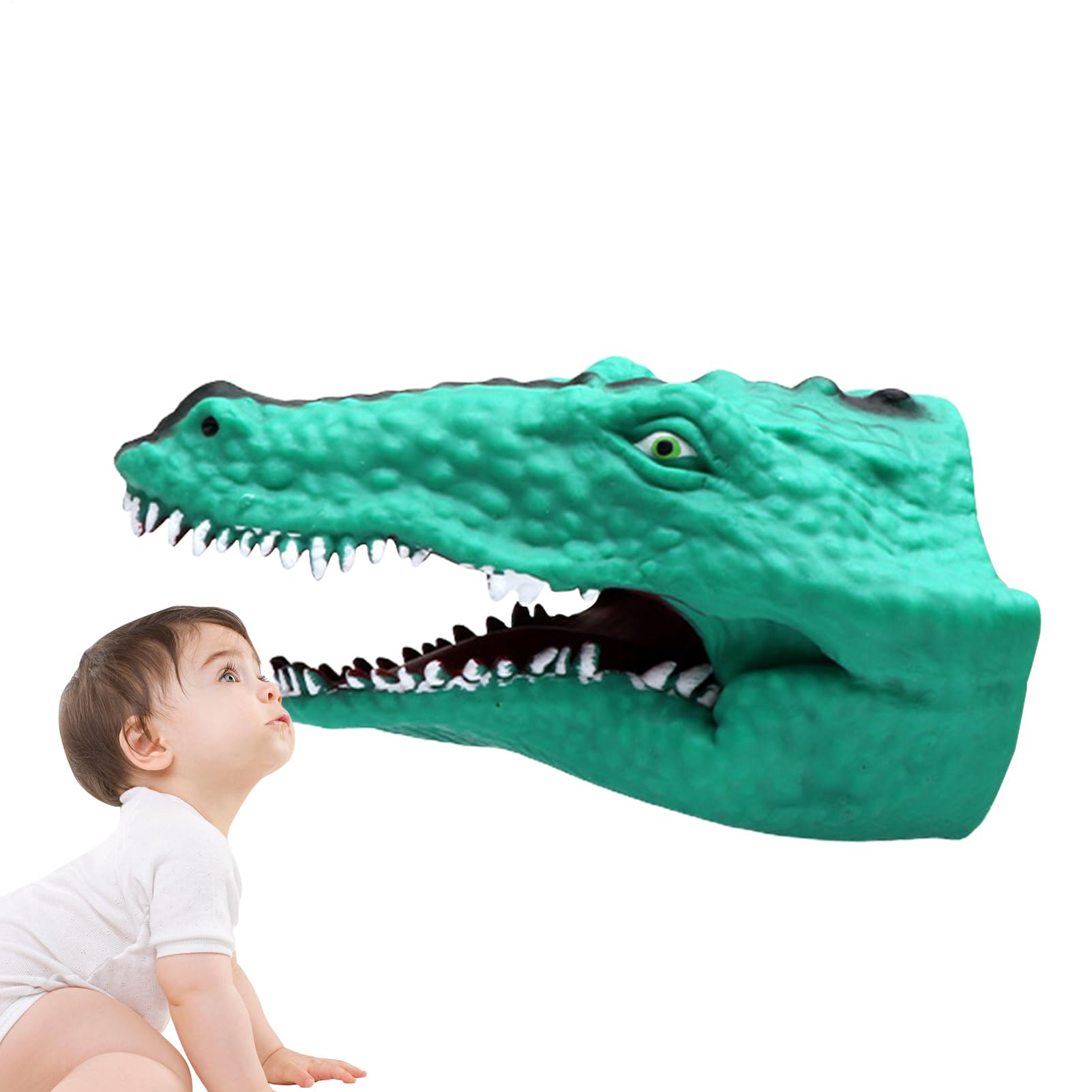 Animal Hand Puppets | Realistic Cartoon Animal Hand Toy - Swimming Pool Beach Bathing Toys, Soft Rubber Action Figure Toy for Boys Girls