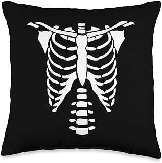 Skeleton Rib Cage XRay Ribcage halloween Costume Toddler Tee Throw Pillow