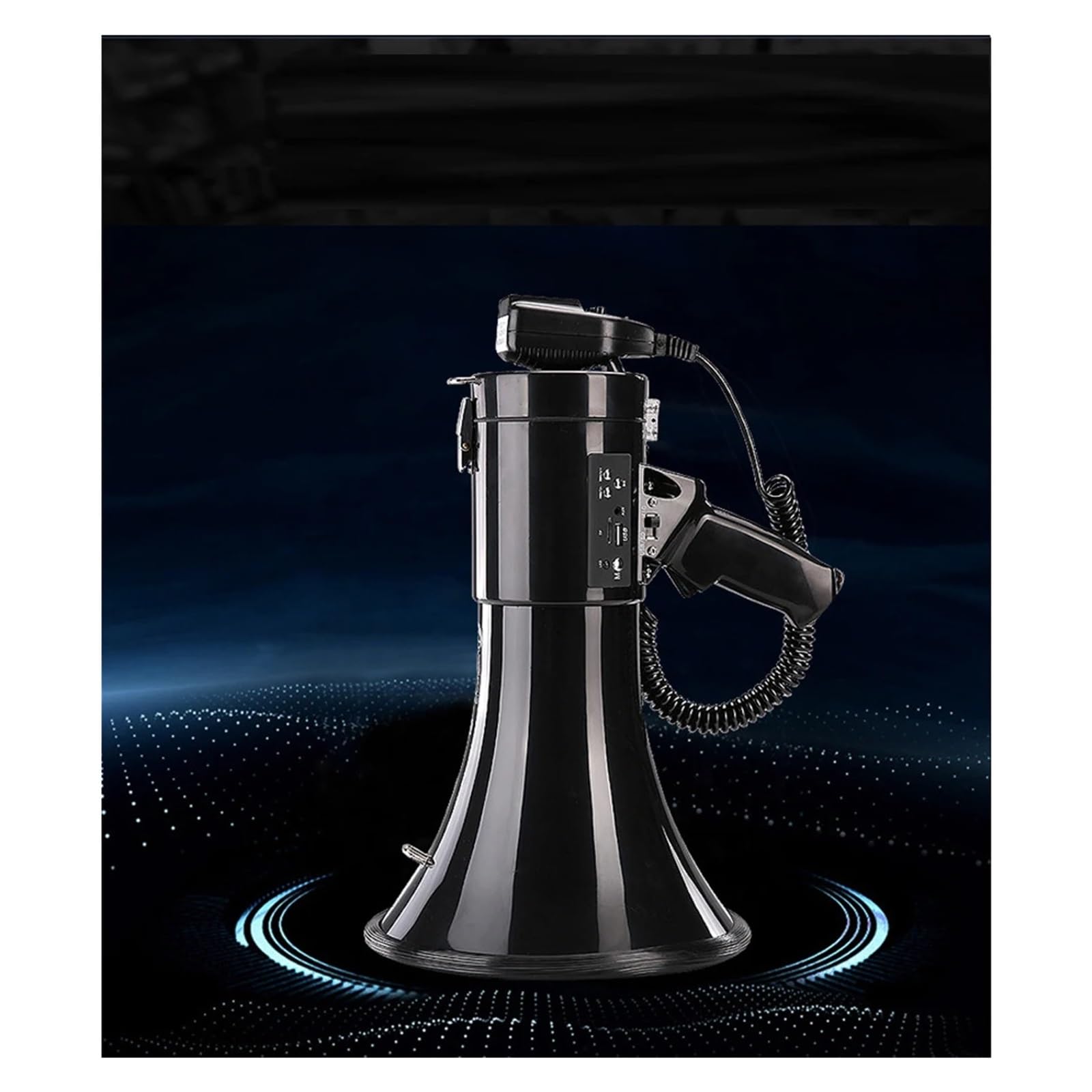 Amplificador de voz, Megáfono Portátil De 50W, Guardia De Seguridad Portátil, Altavoz TF USB, Guía De Viaje, Amplificador De Voz For Enseñanza De Voz