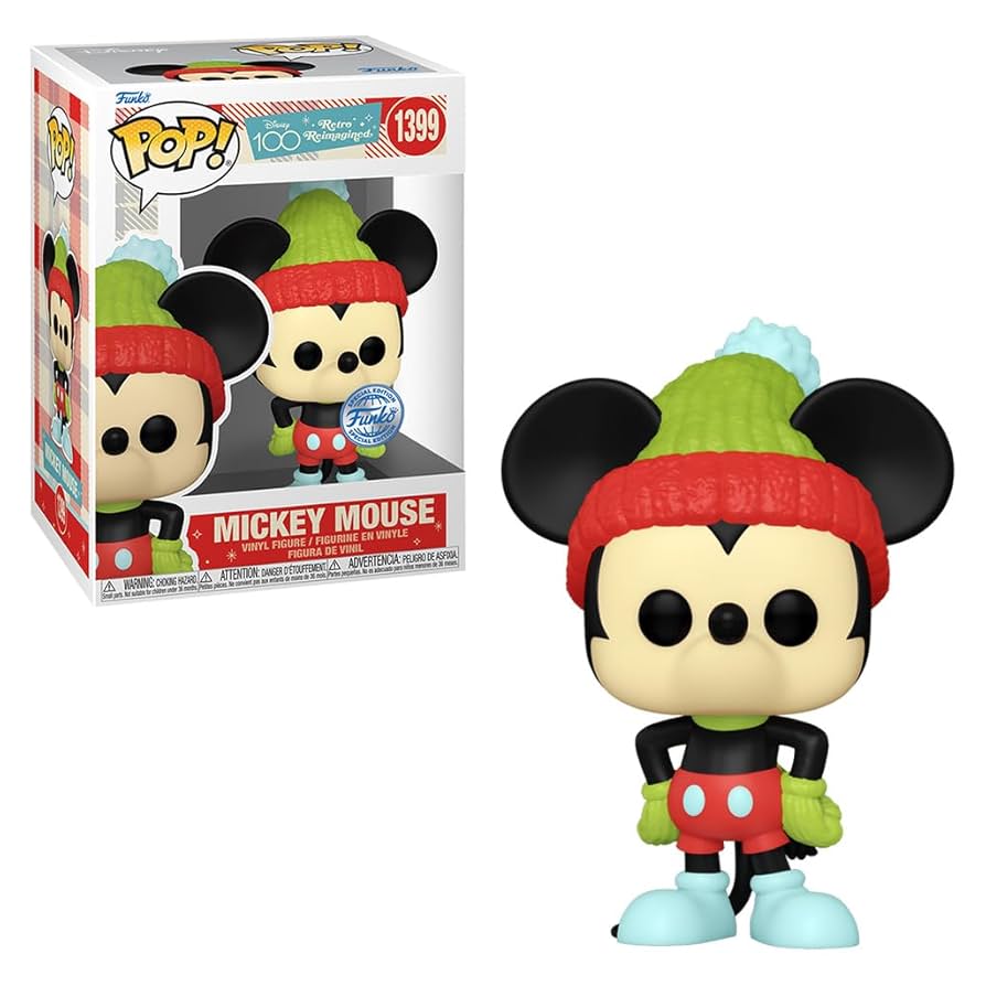 Amazon.com: Pop! Disney: Retro Reimagined Series - Mickey