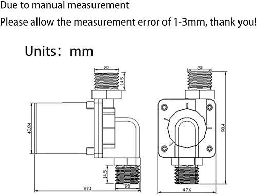 Miniatura 2 de JT-750 IP68 DC 12V 24V Bomba de agua sin escobillas Eje de acero inoxidable 12 pulgada Adaptador de manómetro británico Calentador de agua Bomba de